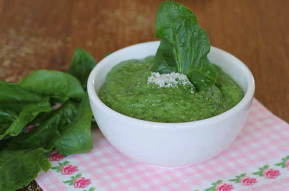 Sahnige Polenta mit Spinat und Parmesankäse « Babymahlzeiten Rezepte